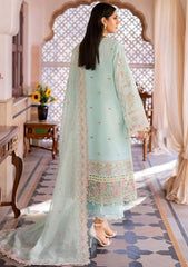 Akbar Aslam -Unstitched  3PC Luxury Lawn Embroidered Suit - SNW-1149