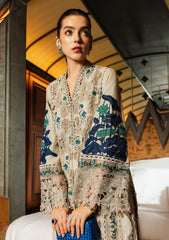 MARIA.B - 3PC Luxury Lawn Embroidered Suit - SNW-1191