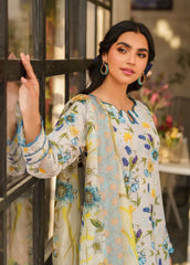 Kayseria Unstitched 3pc Digital Printed Lawn-SNW-3128