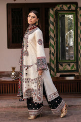 Jazmin - Unstitched 3PC Luxury Lawn Embroidered Suit - SNW - 1126