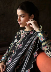 Qalamkar - Unstitched 3PC Luxury Lawn Embroidered Suit - SNW-1131