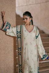 Ethnc - Silk Kaftan Style 2PC Article - SNW-9104
