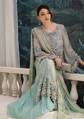 Maria.B - Unstitched 3PC Luxury Viscose Embroidered Suit - SNW-7134