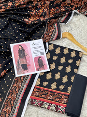 Adan's Libas Unstitched 3pc Digital Printed Bana Dora Lawn-SNW-3104