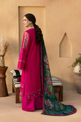 Saira Rizwan- Unstitched  3PC Luxury Lawn Embroidered Suit - SNW - 1140