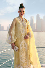 MARIA.B - 3PC Luxury Lawn Embroidered Suit - SNW-1173
