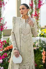 Akbar Aslam - 3PC Luxury Lawn Embroidered Suit - SNW-1171