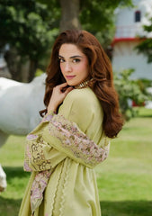 ELAF - Unstitched 3PC Luxury Lawn Embroidered Suit - SNW-1134