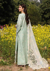 KAHF - 3PC Luxury Lawn Embroidered Suit - SNW-1174