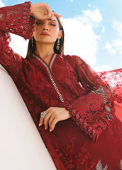 MARIA.B - 3PC Luxury Lawn Embroidered Suit - SNW-1187