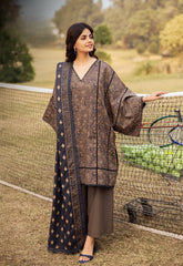 Beechtree Unstitched 3pc Digital Printed Bana Dora Lawn-SNW-3142