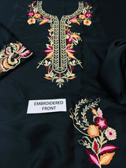 Ethnc - Silk Embroided 2PC Article - SNW-9105
