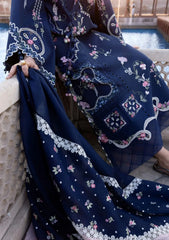 CRIMSON - 3PC Unstitched  Lawn Embroidered Suit - SNW-1208