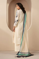 MARIA.B -  Unstitched 3PC Luxury Lawn Embroidered Suit - SNW-