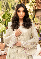 ELAF - Unstitched 3PC Luxury Lawn Embroidered Suit - SNW-1133