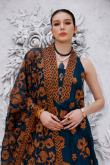 Bareeze- 3PC Unstitched Luxury Karandi Embroidered Suit - SNW-1802