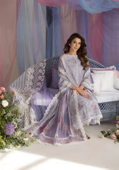 SOBIA NAZIR- Unstitched 3PC Luxury Lawn Embroidered Suit - SNW-1154