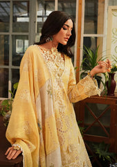Kahf Embroidered Lawn Suit Unstitched 3 Piece - SNW-1115