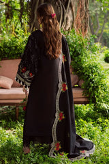 PARISHAY - Unstitched 3PC Luxury Lawn Embroidered Suit - SNW-1151