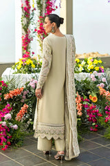 Akbar Aslam - Unstitched  3PC Luxury Dhanak Embroidered Suit - SNW-7123