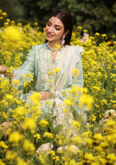 KAHF - 3PC Luxury Lawn Embroidered Suit - SNW-1174
