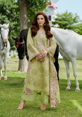 ELAF - Unstitched 3PC Luxury Lawn Embroidered Suit - SNW-1134