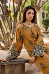 BATIK - 2PC Unstitched Embroidered Suit -SNW-6104