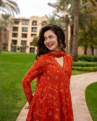Faiza Saqlain - 3PC Luxury Lawn Embroidered Suit - SNW-1194