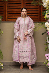 Akbar Aslam - Unstitched  3PC Luxury Lawn Embroidered Suit - SNW-1181