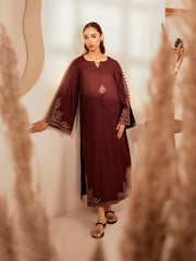 URGE- 2PC Unstitched  Embroidered Lawn - SNW-6106