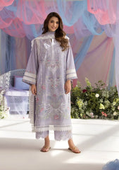 SOBIA NAZIR- Unstitched 3PC Luxury Lawn Embroidered Suit - SNW-1154