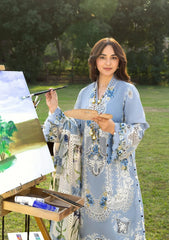 ELAF - Unstitched 3PC Luxury Lawn Embroidered Suit - SNW-1197
