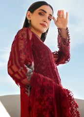 MARIA.B - 3PC Luxury Lawn Embroidered Suit - SNW-1187