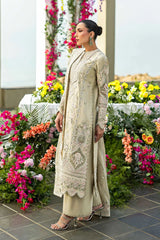 Akbar Aslam - 3PC Luxury Lawn Embroidered Suit - SNW-1171