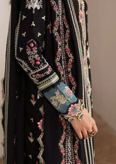 Qalamkar - Unstitched 3PC Luxury Lawn Embroidered Suit - SNW-1131