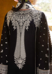 Hussain Rehar - 3PC Luxury Lawn Embroidered Suit - SNW-1106