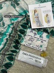 Zara Shahjahan Unstitched 3pc Digital Printed Lawn-SNW-3149