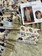 Zara Shahjahan Unstitched 3pc Digital Printed Lawn-SNW-3122