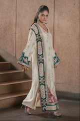 Ethnc - Silk Kaftan Style 2PC Article - SNW-9104