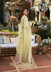 ELAF - Unstitched 3PC Luxury Lawn Embroidered Suit - SNW-1137