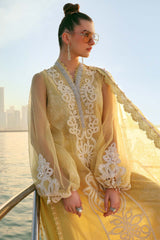 MARIA.B - 3PC Luxury Lawn Embroidered Suit - SNW-1173