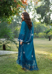 ELAF - Unstitched 3PC Luxury Lawn Embroidered Suit - SNW-1192
