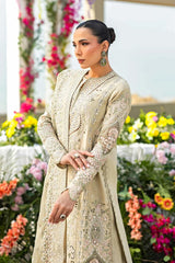 Akbar Aslam - Unstitched  3PC Luxury Dhanak Embroidered Suit - SNW-7123