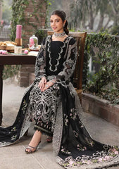 KAHF- Unstitched  3PC Luxury Dhanak Embroidered Suit - SNW-7121
