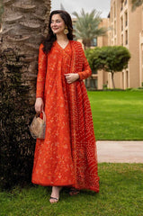 Faiza Saqlain - 3PC Luxury Lawn Embroidered Suit - SNW-1194