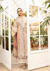 ELAF - 3PC Luxury Lawn Embroidered Suit - SNW-1100