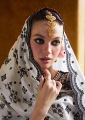 Hussain Rehar - 3PC Luxury Lawn Embroidered Suit - SNW-1106