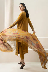 Maria.B - Unstitched  3PC Luxury Lawn Embroidered Suit - SNW - 1142