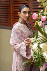 Akbar Aslam - Unstitched  3PC Luxury Lawn Embroidered Suit - SNW-1181