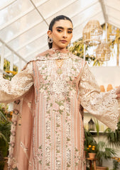 ELAF - 3PC Luxury Lawn Embroidered Suit - SNW-1100